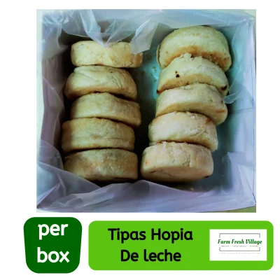 Farm Fresh Village Tipas Hopia de Leche flavor, 10 pcs per box