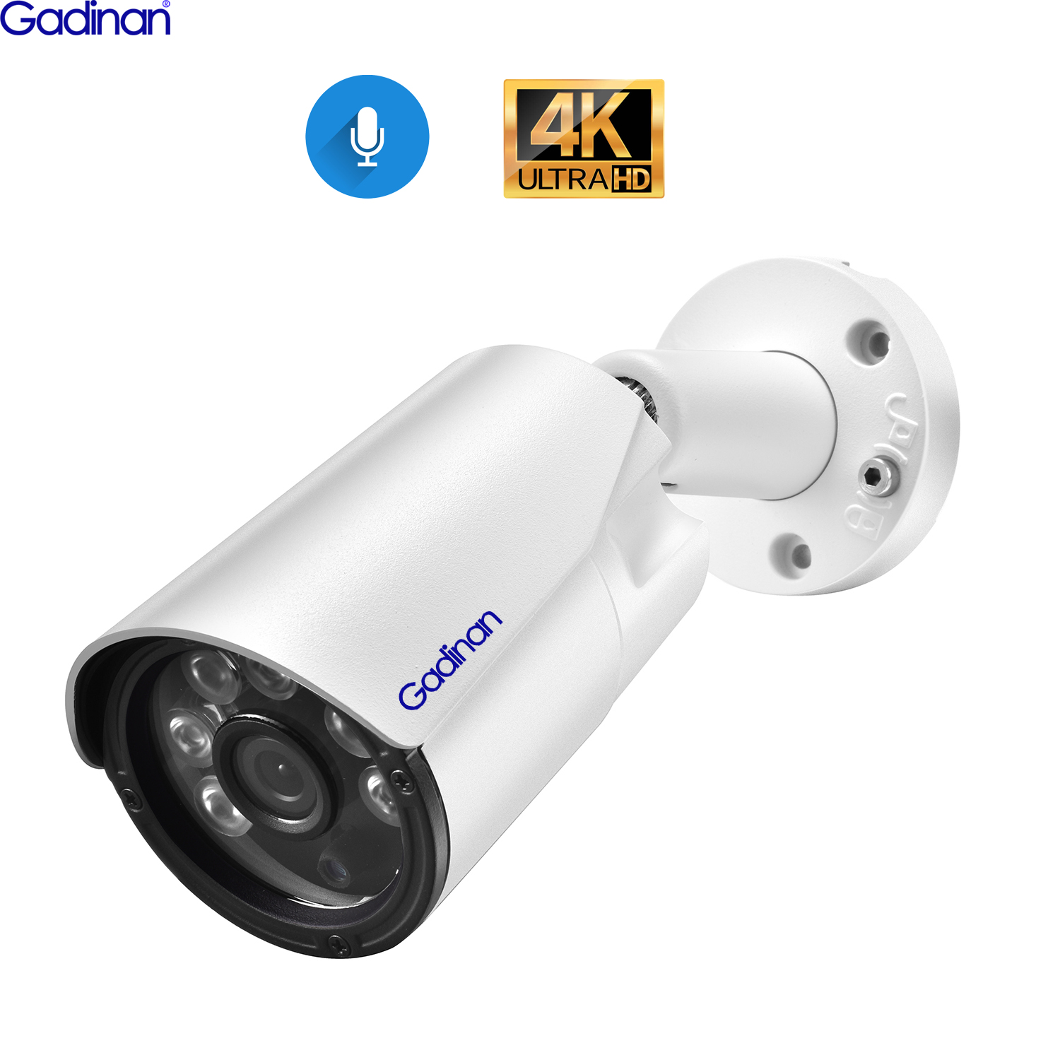 AHD 3.6mm HD Lens In/Outdoor Waterproof 6Pcs Array LED CCTV Camera 5MP TVI 
