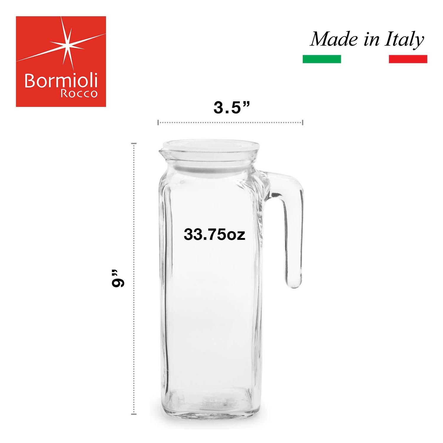 Bormioli Rocco Frigoverre 33.75 oz. Glass Jug/Pitcher w/ Airtight