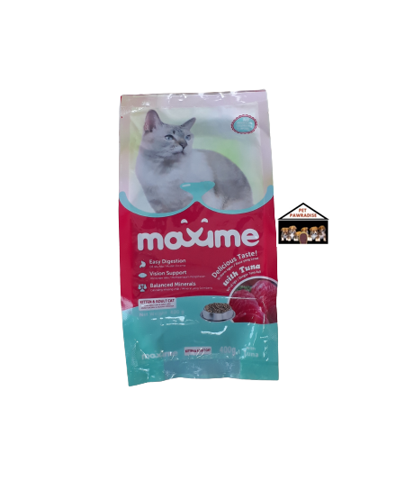 Maxime Cat Food for Kitten & Adult Cat (Tuna Flavor) 400g | Lazada PH