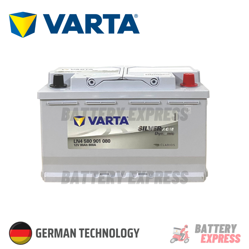 Varta AGM Battery LN3 / LN4 / LN5 - For BMW / Mercedes Benz / Porsche /  Volkswagen and more - Silver Dynamic German Technology