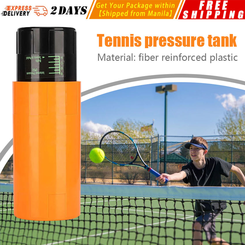 【Tennis Box】Orange Tennis Ball Saver Pressure Maintain Repair Container