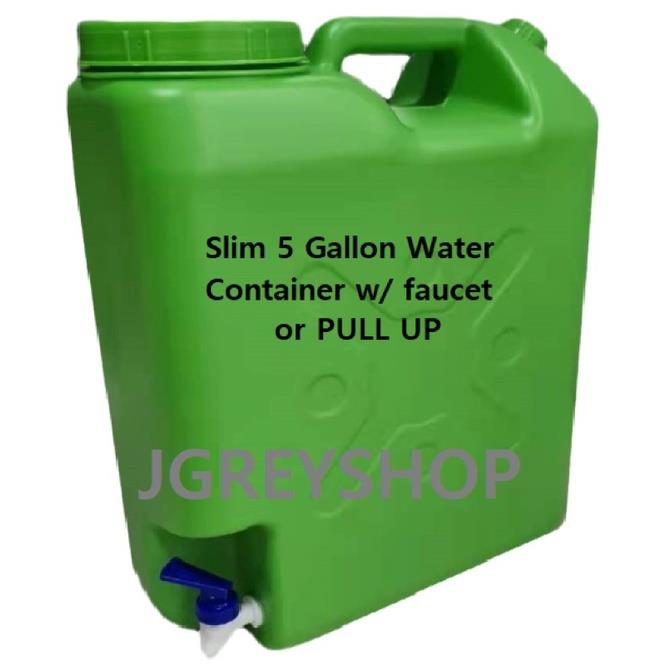 Slim Water Container 5 Gallon (blue/yellow/green and Orange) Lazada PH
