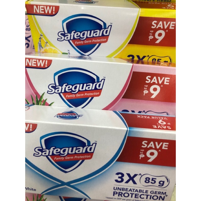 Safeguard Bar Soap 85g, 3pcs per box | Lazada PH