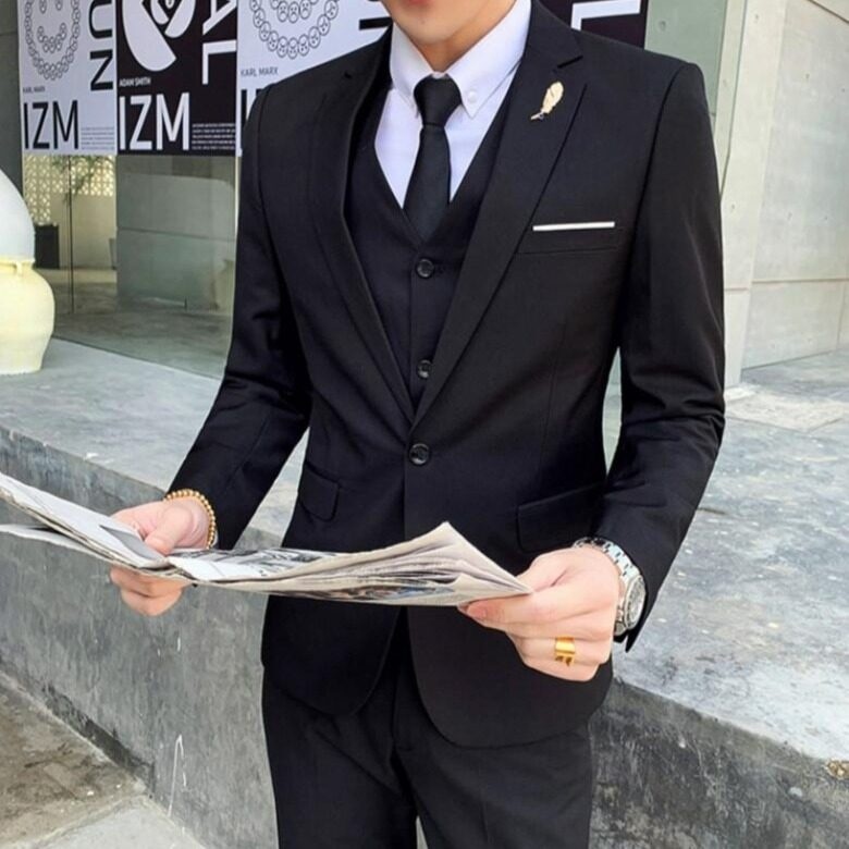 Hot Sell 3 Pieces Performance Men's Suits Wedding Groom Suits