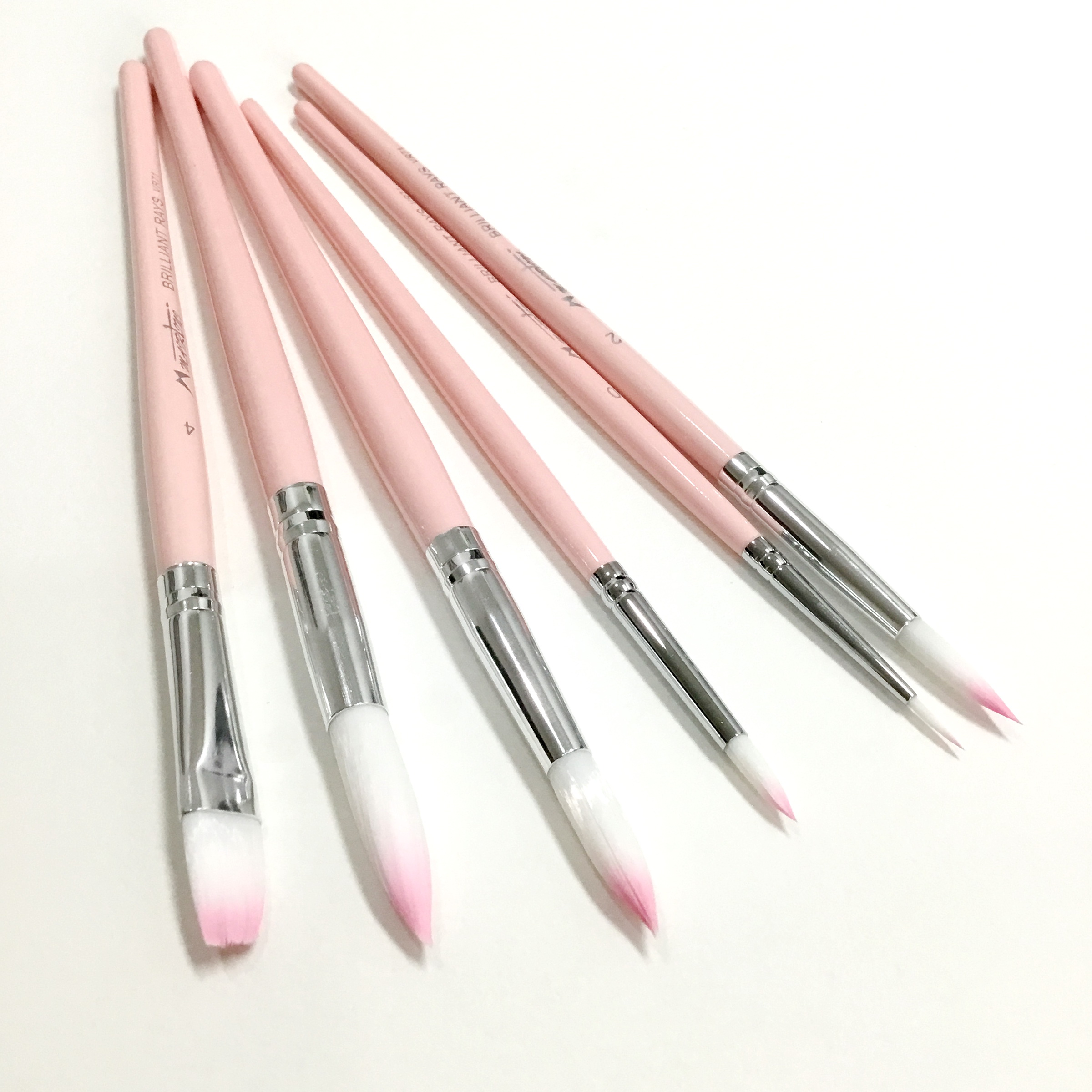 Mairtini Pink Paint Brushes 
