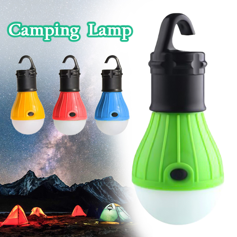 Portable Led Camping Light Bulb Battery Operated Tent Lights Hangable