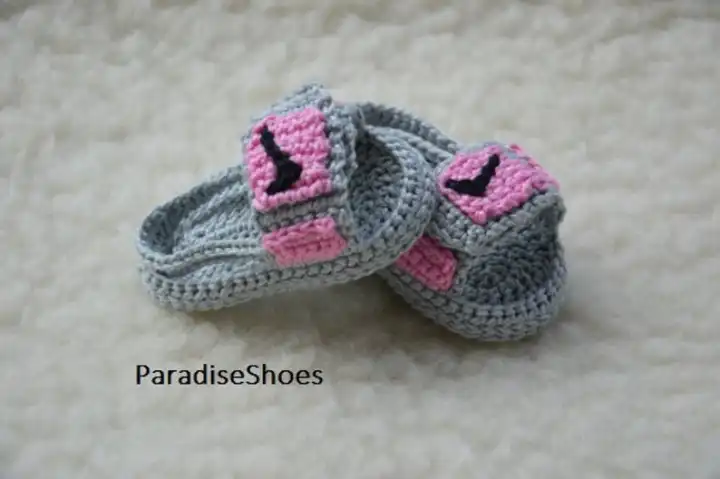 baby crochet jordans