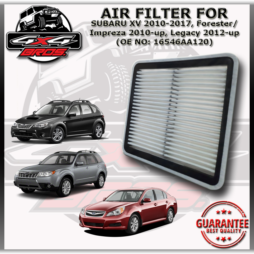 2010 subaru legacy air filter