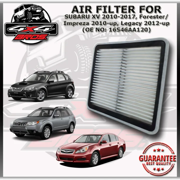 2017 subaru legacy air filter