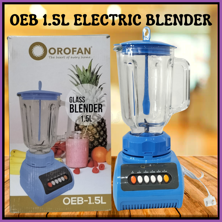 OEB 1.5L ELECTRIC BLENDER / OROFAN BLENDER Lazada PH