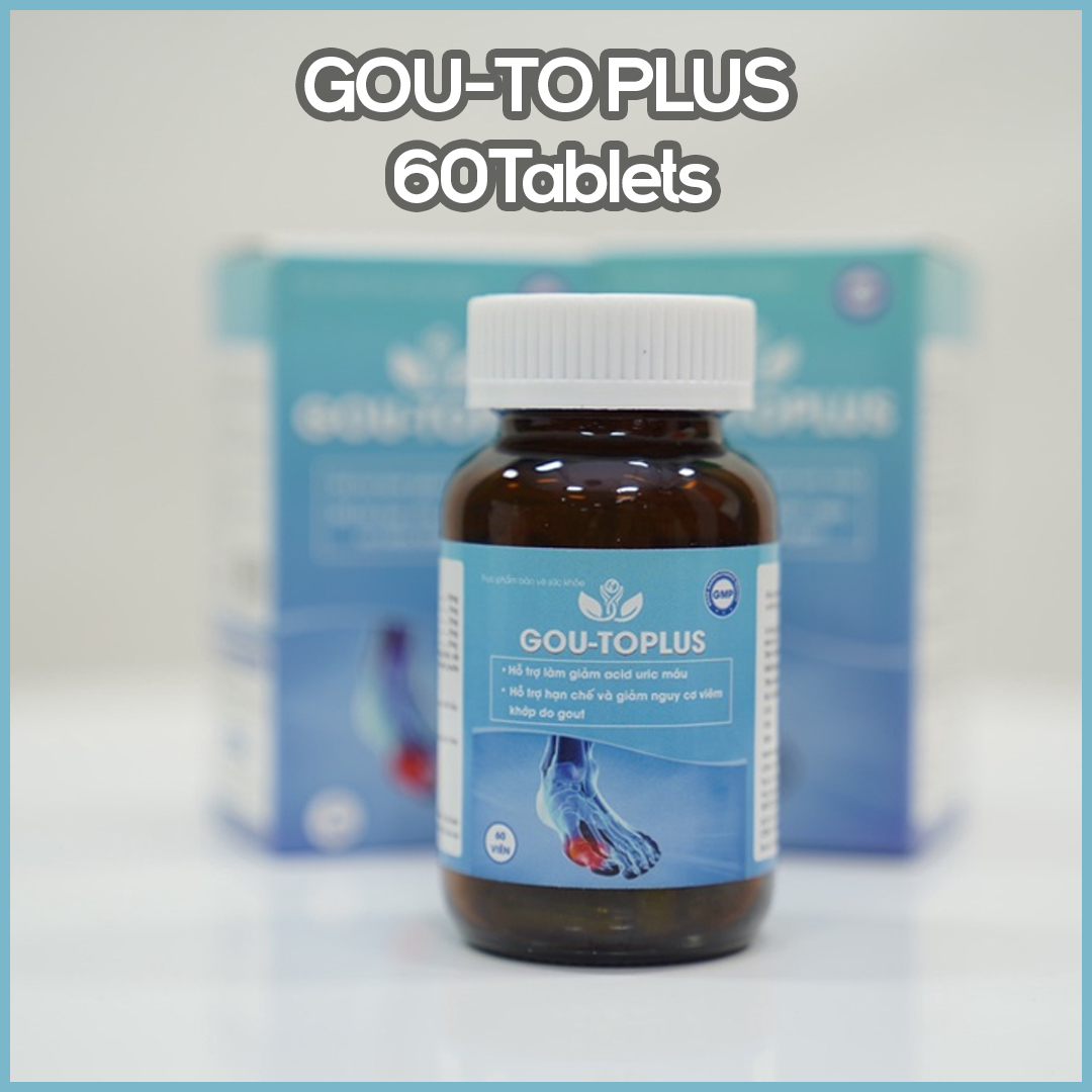 GOUTTO + GOUTOPLUS JAPAN 60 CAPSULES FOR 1 BOTTLE (Treatment for Gout