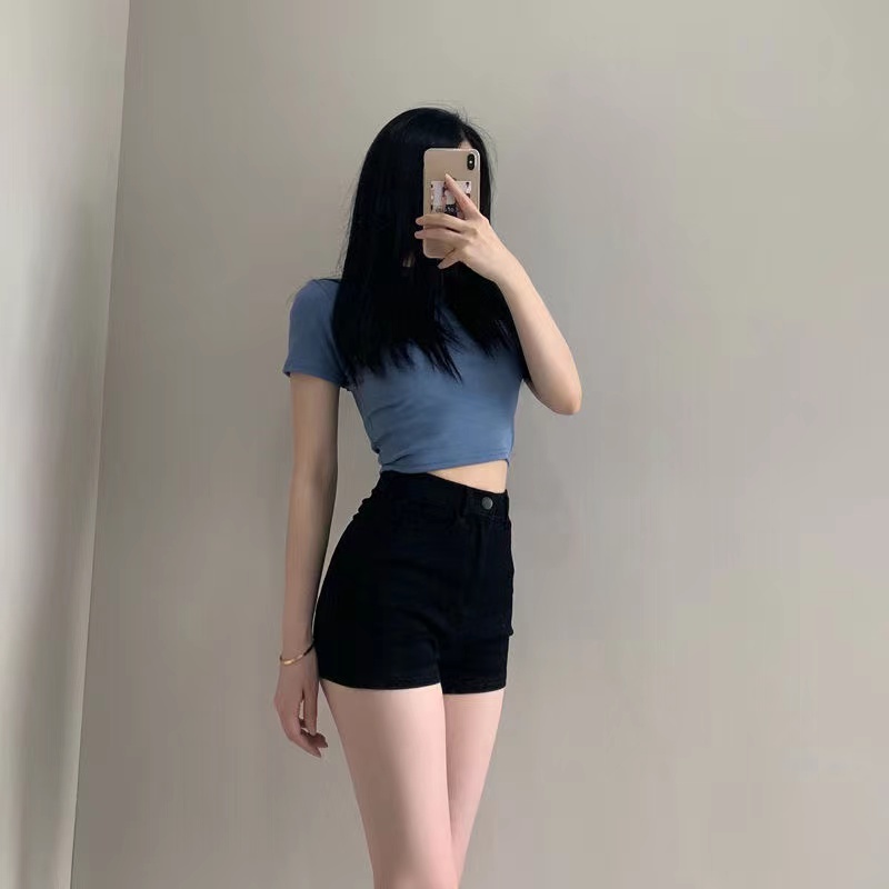 Korea design high waist short stretchable #611
