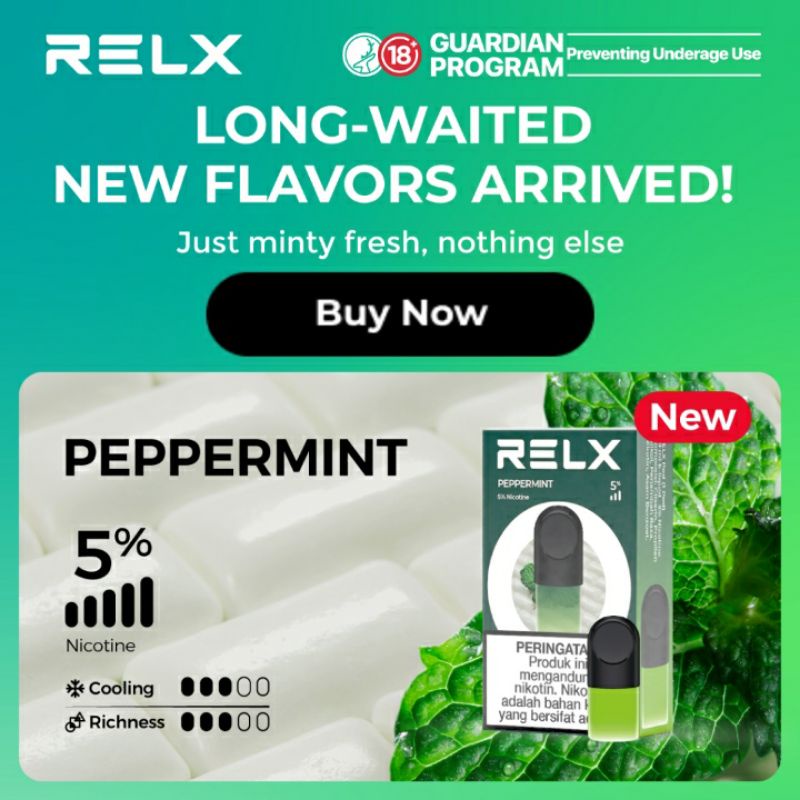 Relx Pod Peppermint Infinity/essential/artisan Lazada PH