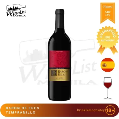 Baron de Eros Tempranillo | Tierra de Castilla, Spain | Red Wine 750ml