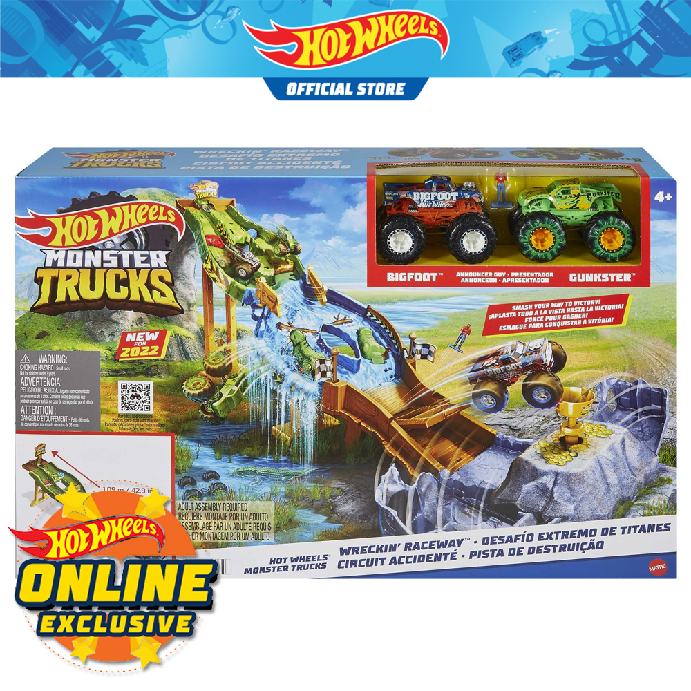 Pista de Carros Hot Wheels Monster Truck Wreckin' Raceway