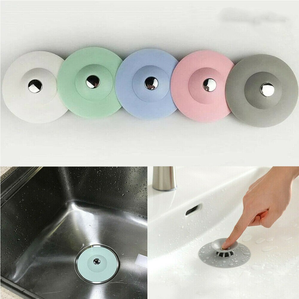 Floor Drain Kitchen Rubber Bath Tub Sink Floor Drainer Plug Kitchen Laundry Water Stopper Tool