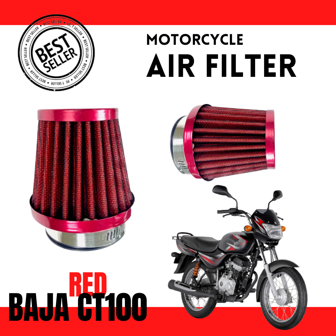 BAJA CT100 AIR FILTER RED MOTOR AIR CLEANER EARBUDS| MUSHROOMS