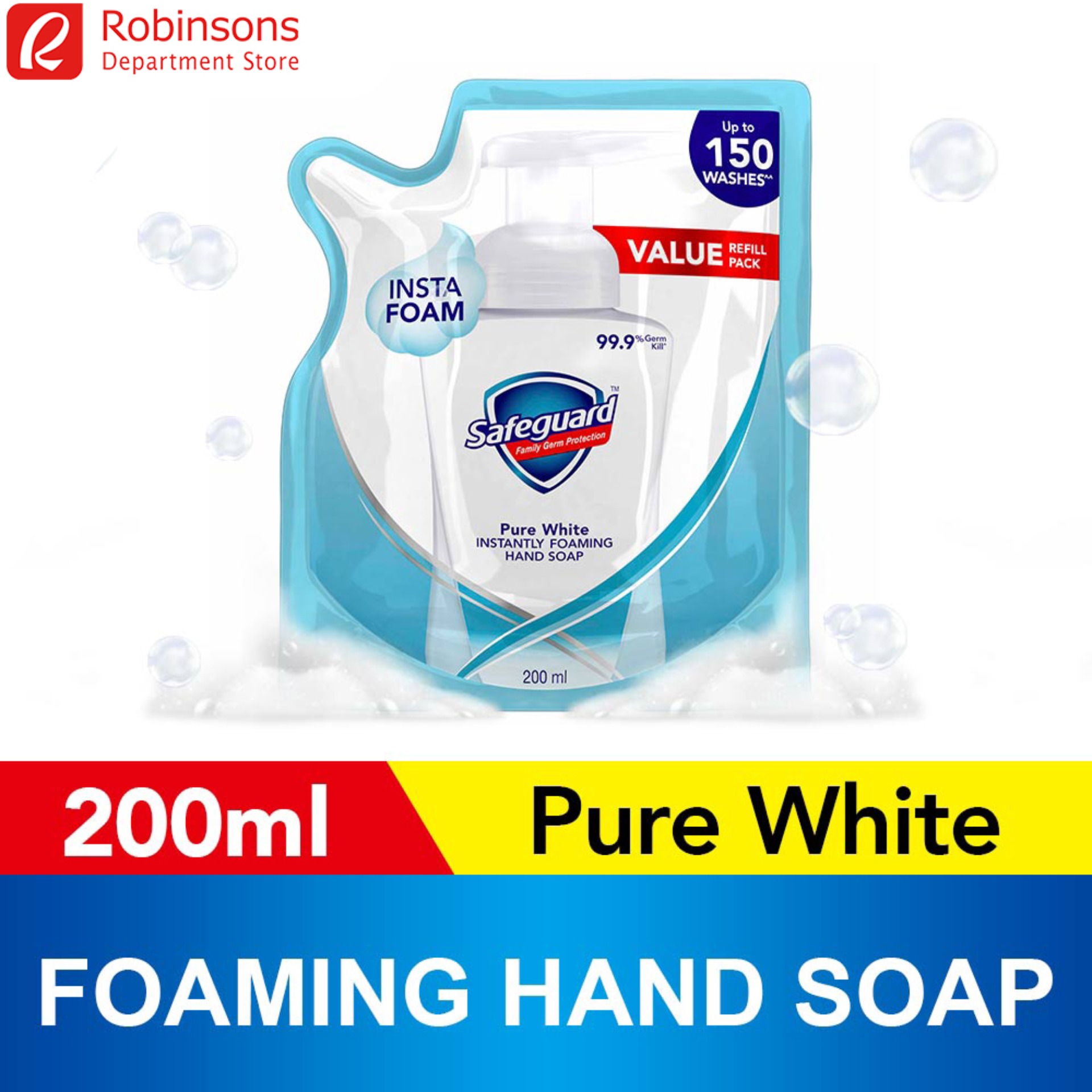 Safeguard Foaming Hand Soap Refill White 200ml Lazada PH