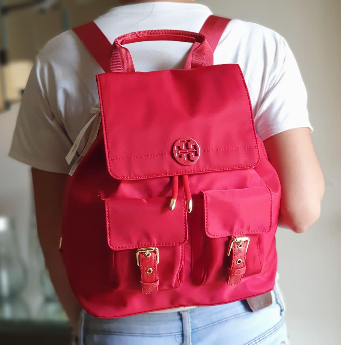 tory burch quinn nylon backpack