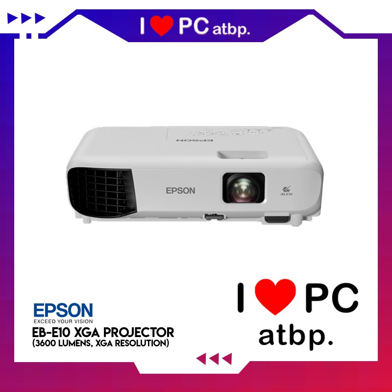 N Epson EBE10 XGA 3LCD Projector (3600 lumens, XGA Resolution) Lazada PH