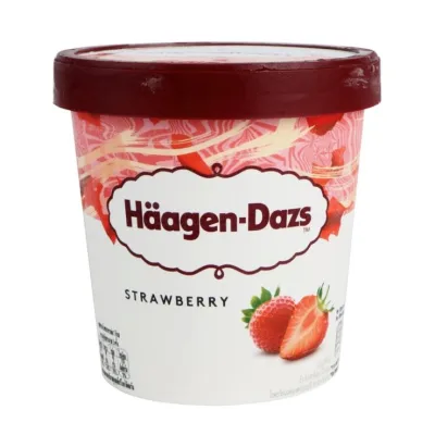 Häagen-Dazs Ice Cream Strawberry Pint Haagen Dazs