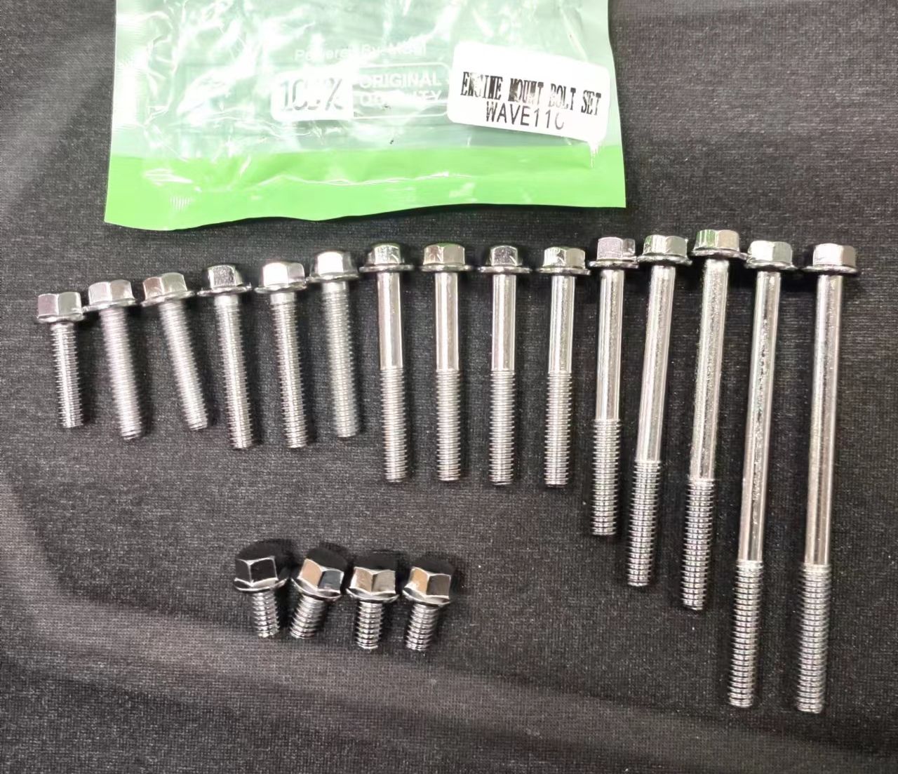 COD MOTORCYCLE TMX BOLT SET SMALL ENGINE MOUNT bolt SET BOLT TMX wave125 mio raider150 wave110