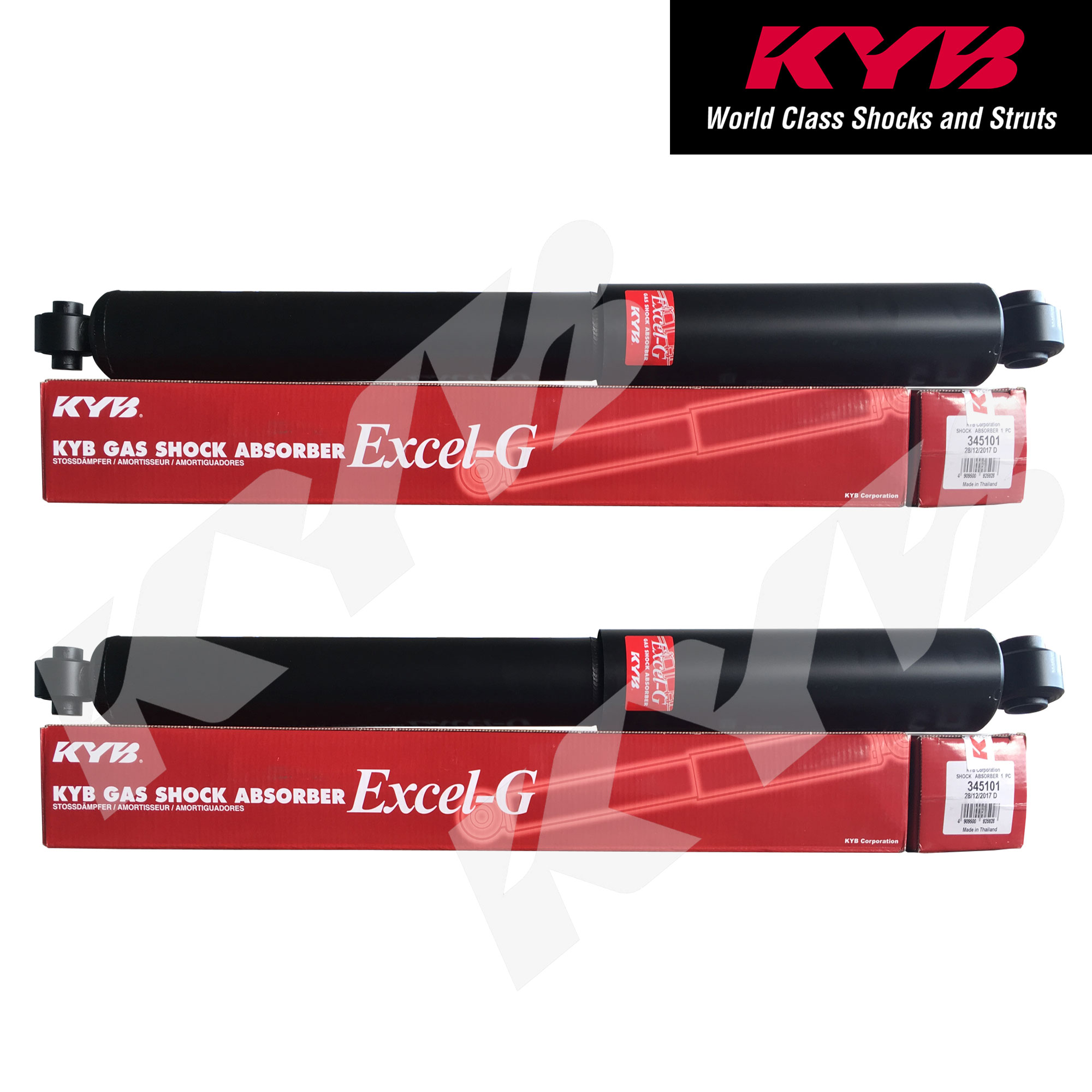 KYB 345101 for Ford Ranger 2.2, 3.2 ( 4x4 , 4x2 ) 2012 - 2018 Set of 2 ...