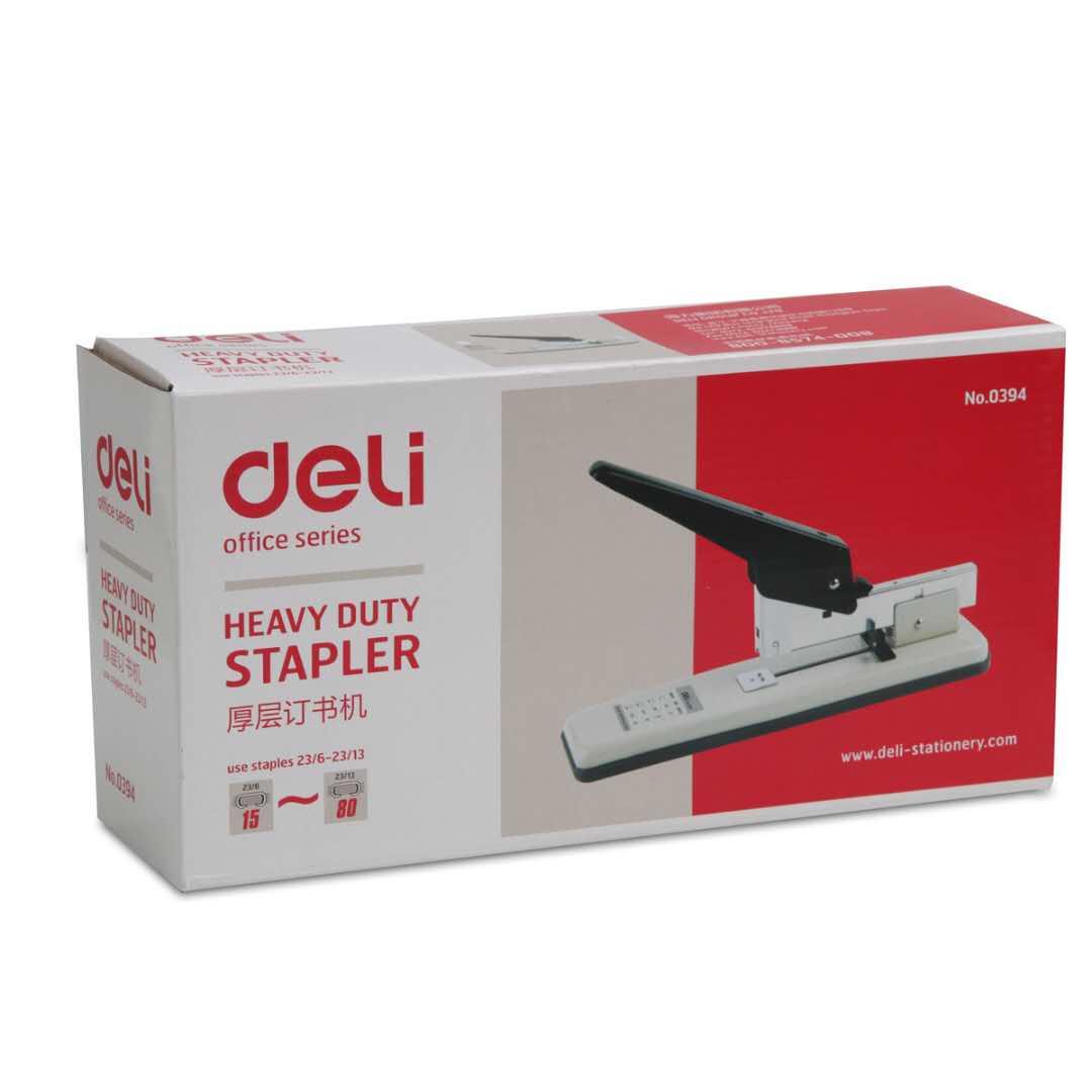 Deli 0394 Heavy stapler Large size thickened large code office stapler