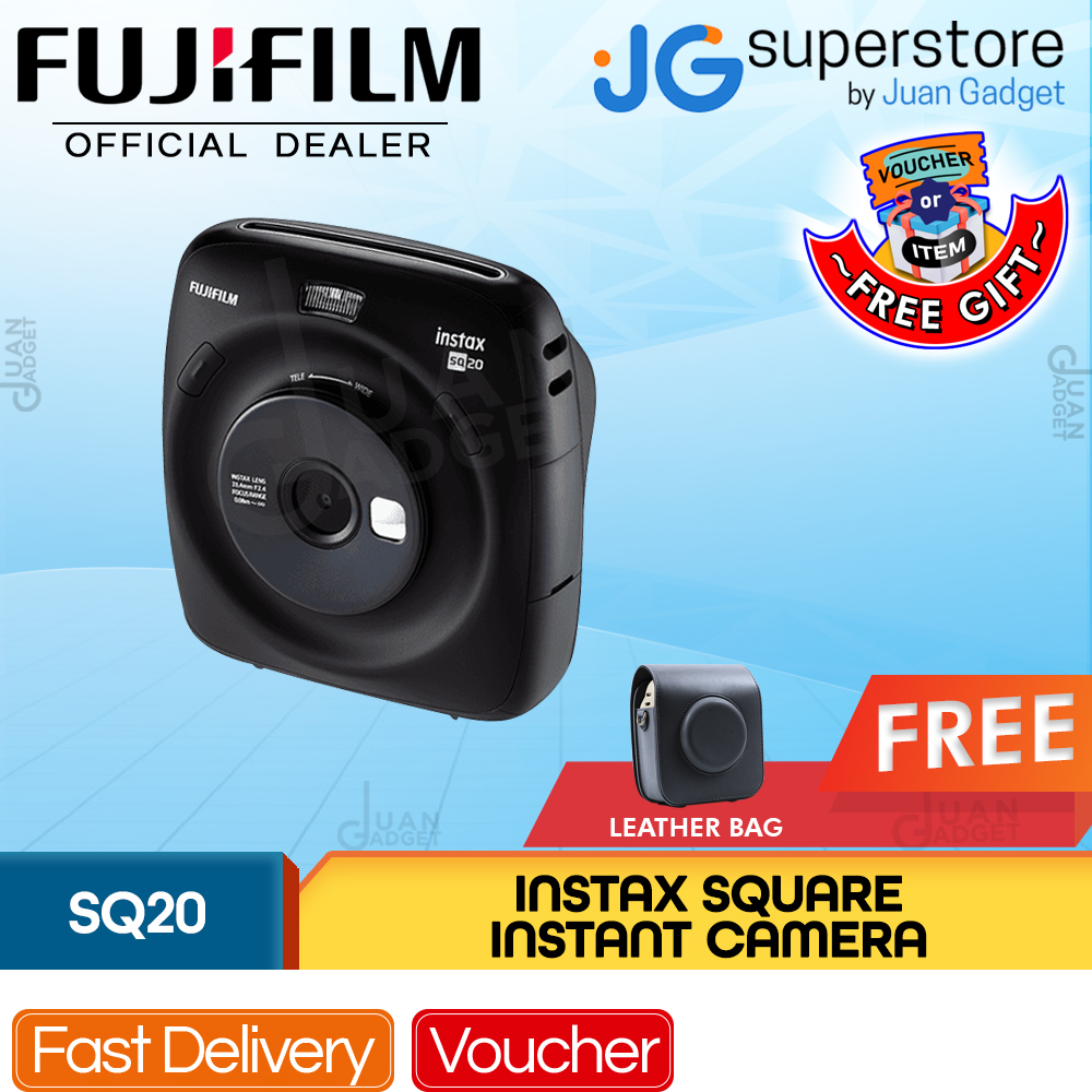 Fujifilm Instax Square SQ20 Instant Camera (Beige and Black) | JG