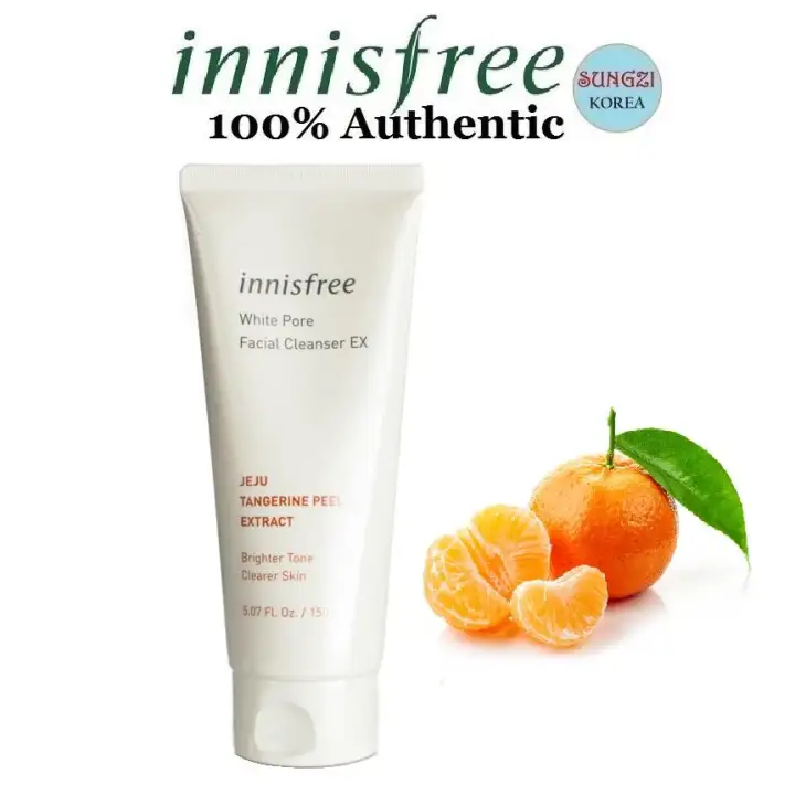 innisfree white pore facial cleanser ex