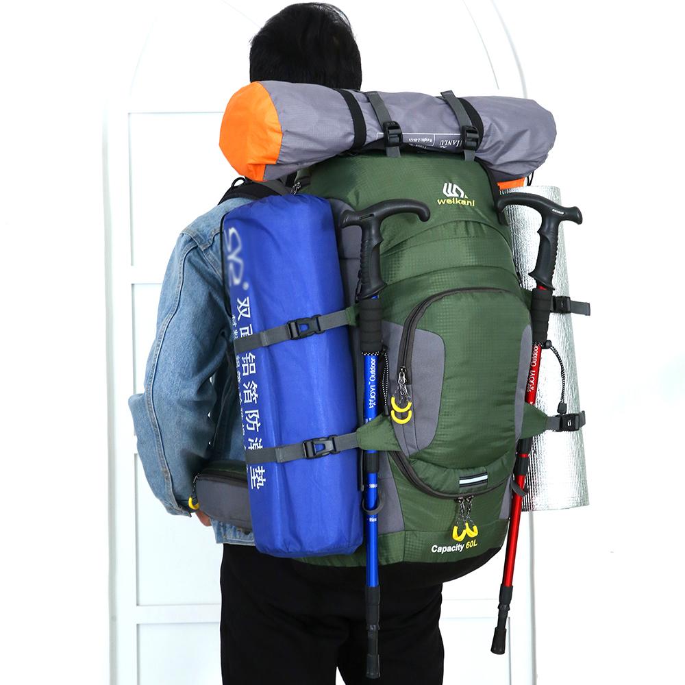 60L Waterproof Hiking Backpack Camping 