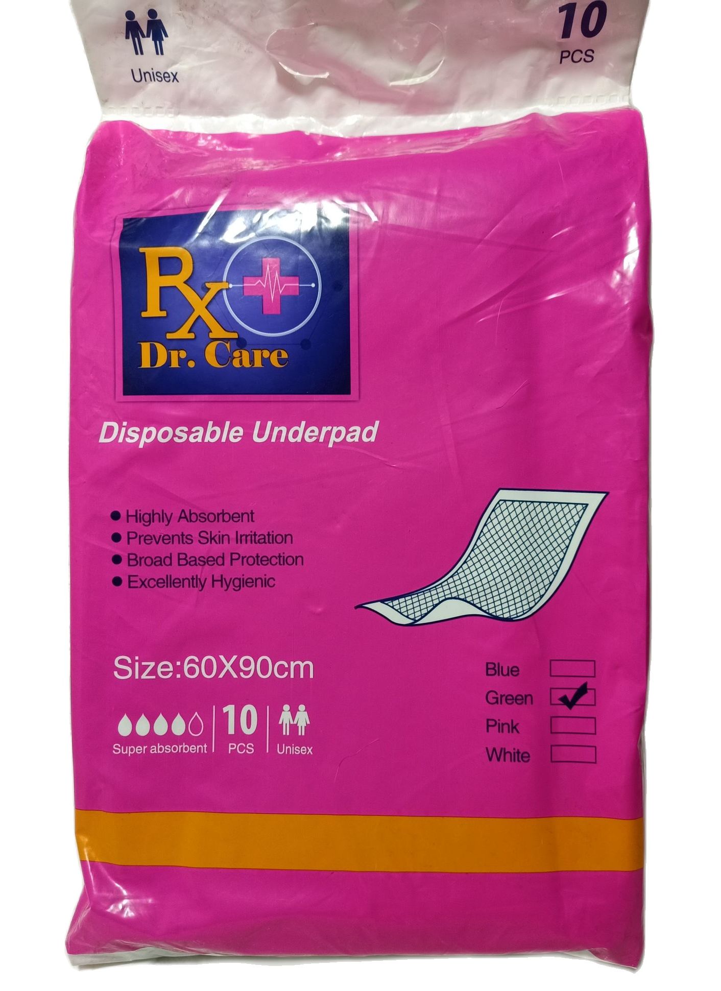1Pack Rx Dr.Care Disposable Underpads (10Pads/Pack) Lazada PH