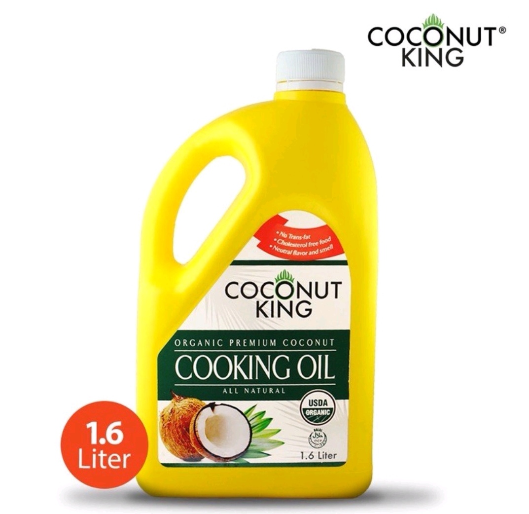 Coconut King Organic Premium Coconut Cooking Oil 1.6 Liters (KETO friendly) Lazada PH