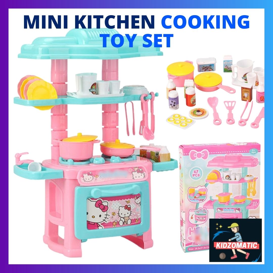 KIDZOMATIC Mini Ice Cream Candy Car Toy Sweet Dessert Cart for Children Pretend Play Toys