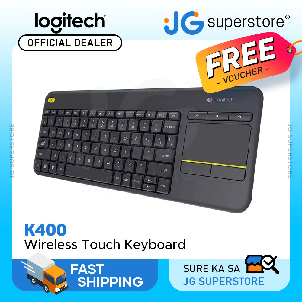 Logitech K400 Plus Wireless Touch Keyboard with Built-In