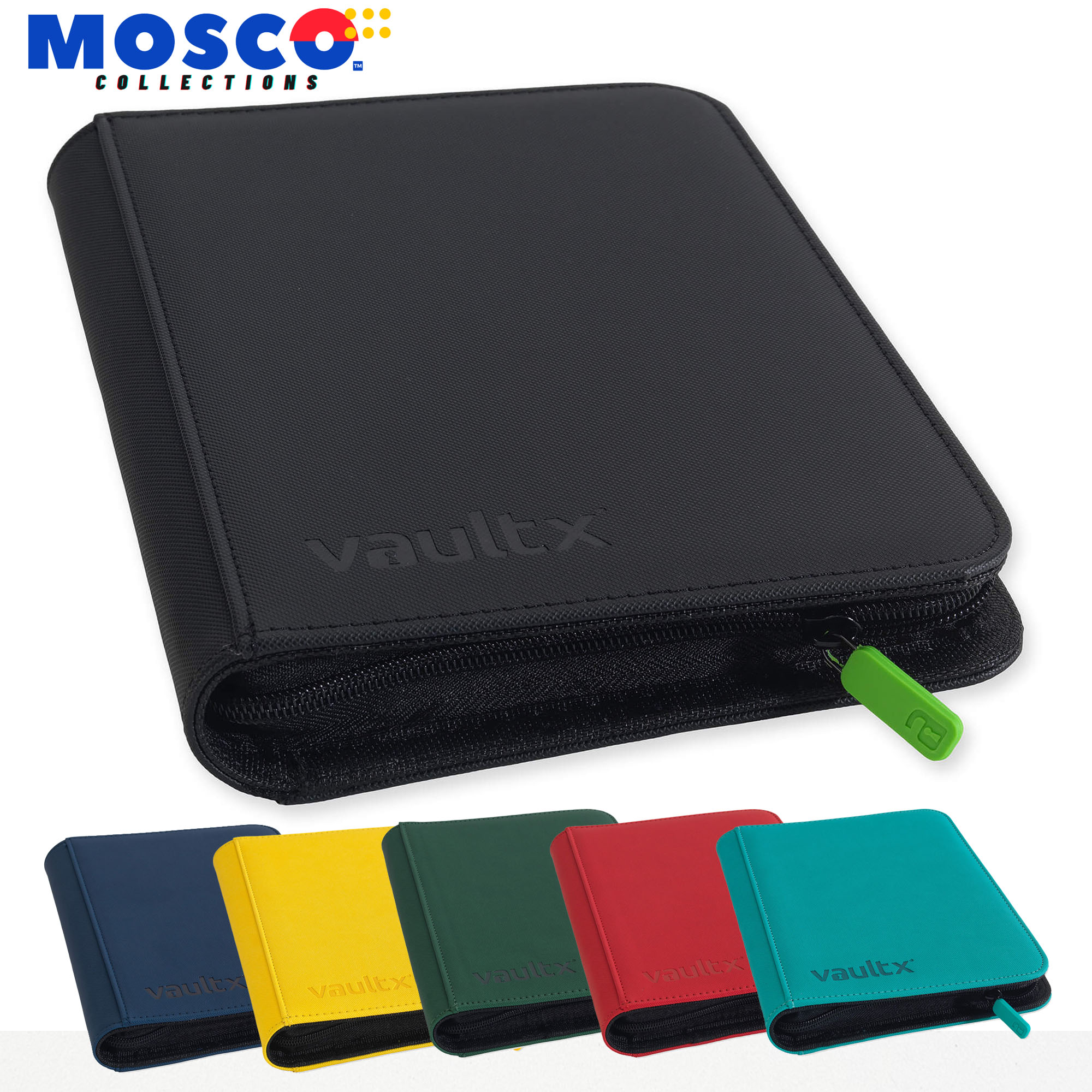 Vaultx 4-Pocket Exo-Tec® Zip Binder, Premium Quality