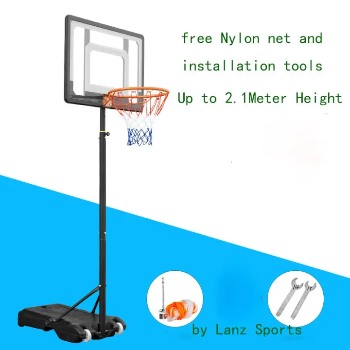 Basketball ring with board and stand Clearance