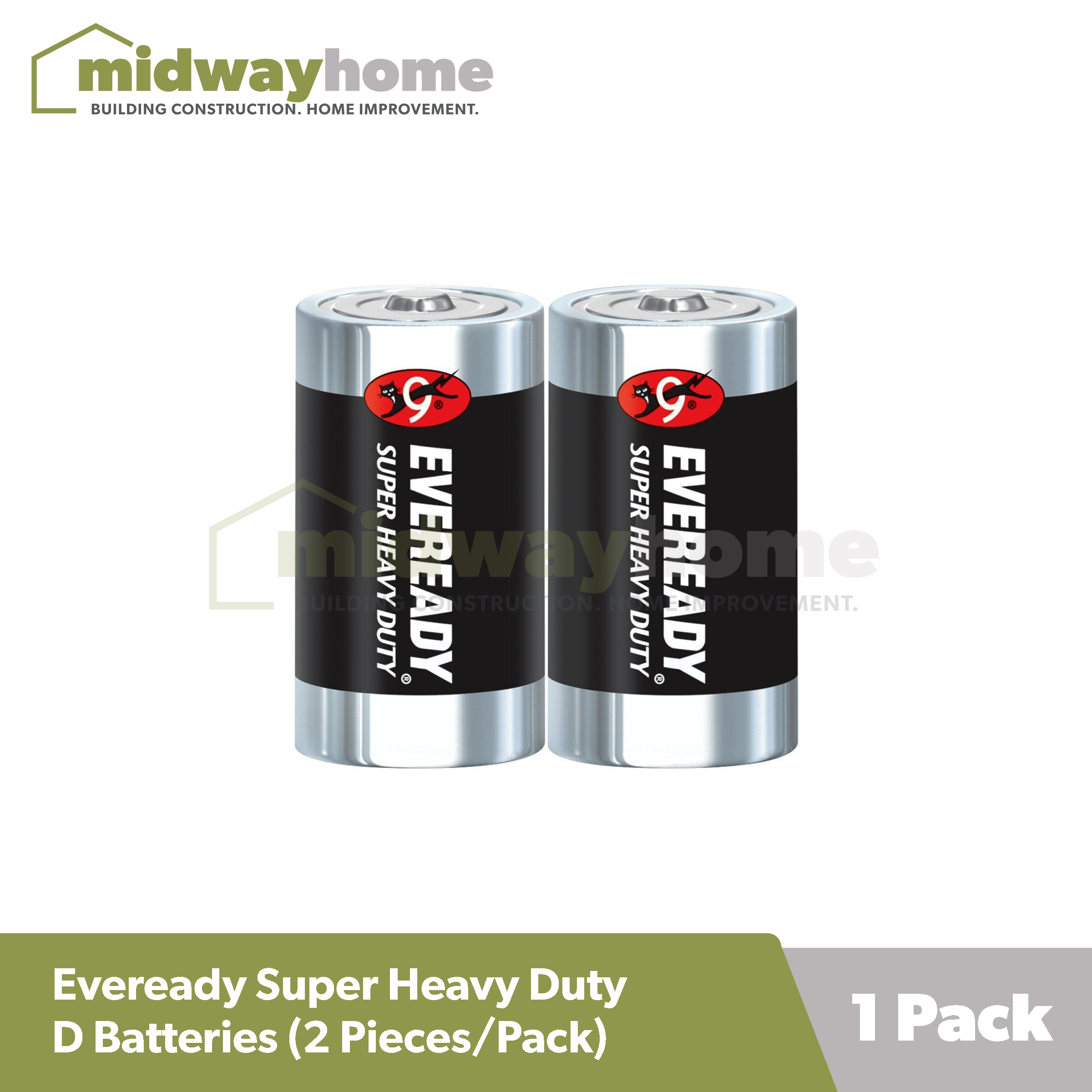 Eveready Super Heavy Duty D Batteries 2 Pieces 1 Pack Lazada Ph 0253