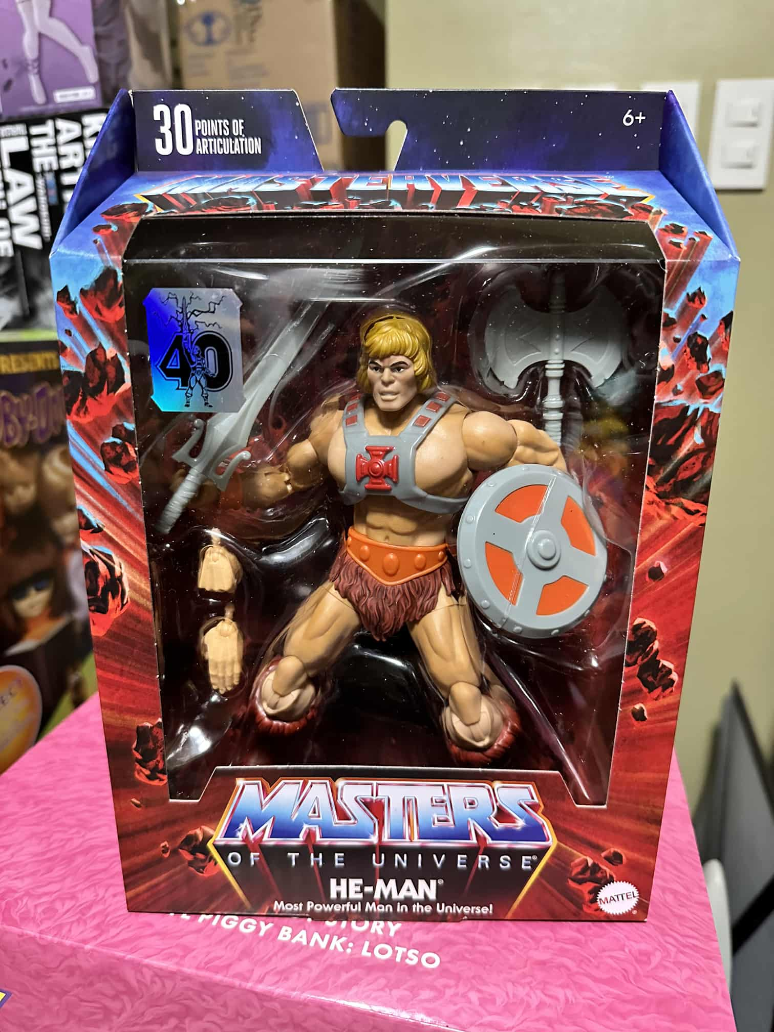 MATTEL MASTERS OF THE UNIVERSE HE-MAN 7” Action Figure 40TH Anniversary New  in Box He Man Toys Action Action Figurines Action Figurines Captain America  - Lazada | Lazada PH