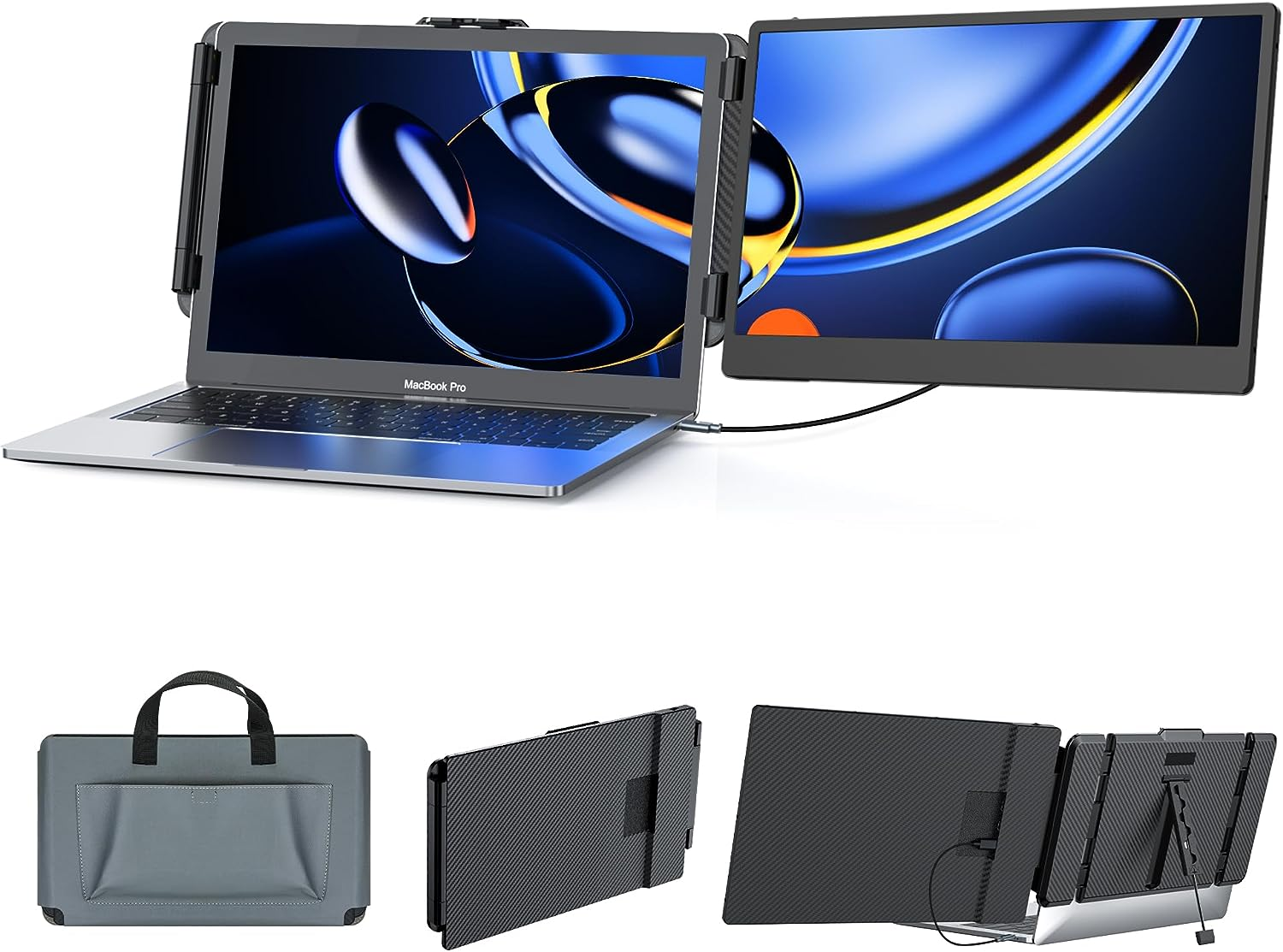 [pannow] Ofiyaa S2 14inch P2 Portable Triple Monitor For Laptop Screen 