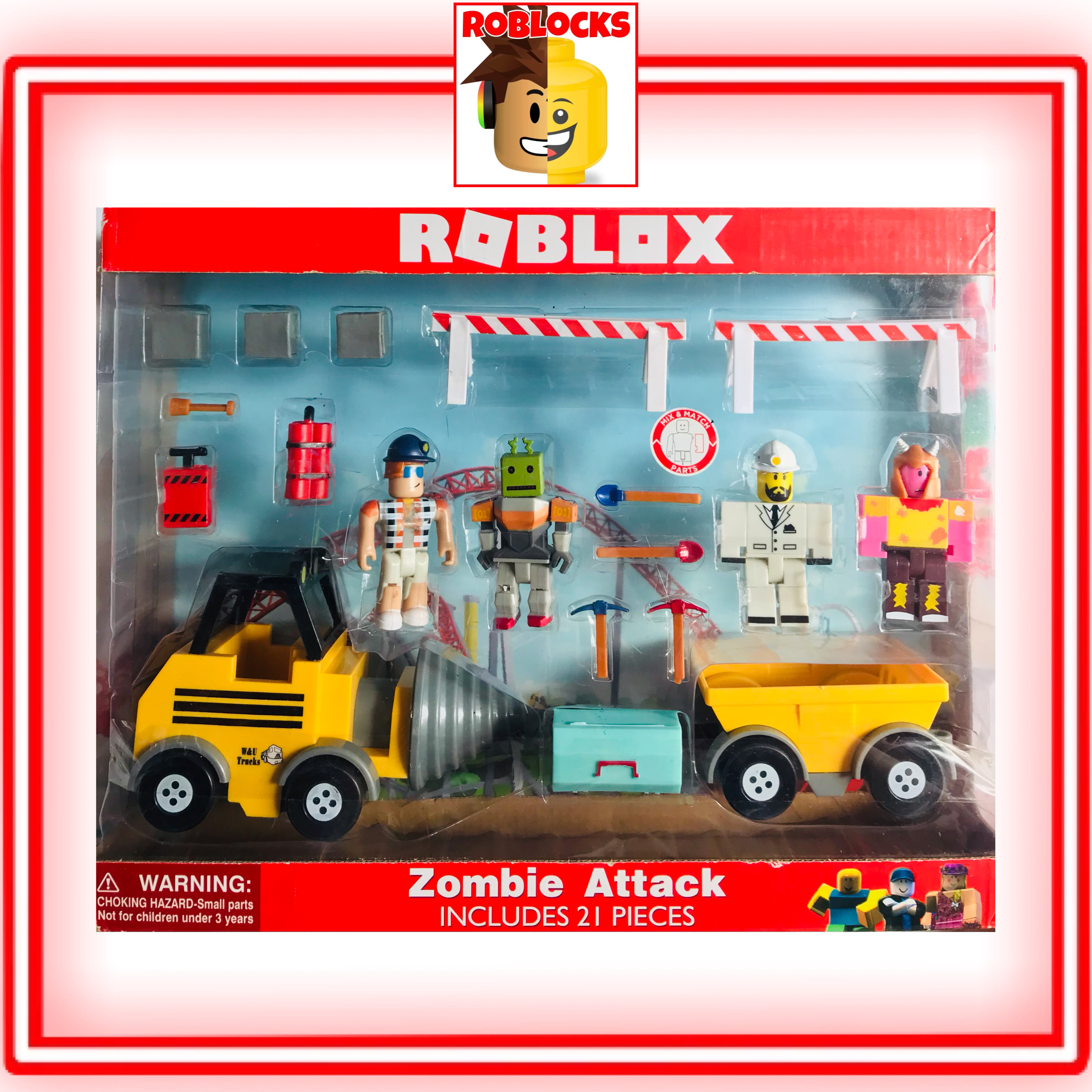  Roblox Zombie Attack Large Playset : Toys & Games