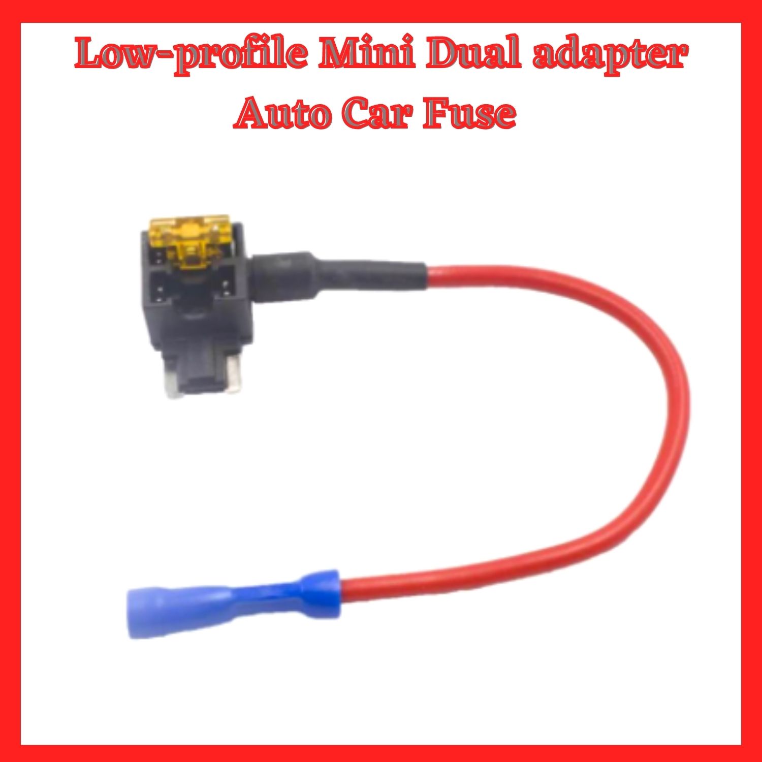 Lowprofile Mini FUSE Add Circuit Fuse Holder ATM APM Blade Tap Dual