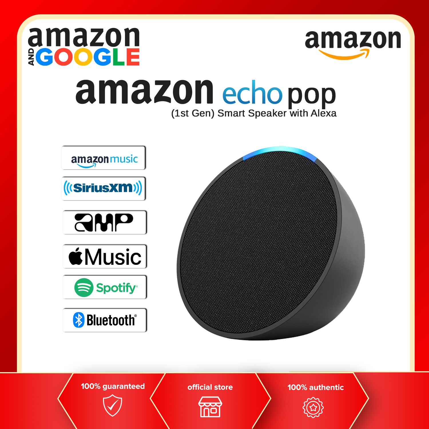 人気商品！】 スピーカー・ウーファー Amazon Alexa Pop Echo 