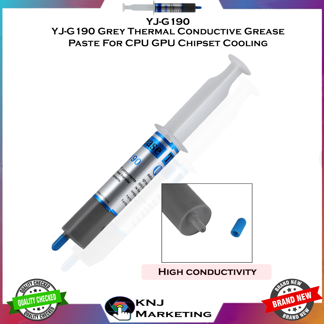 Thermal Paste YJG190 Grey For CPU & GPU Chipset Cooling Lazada PH