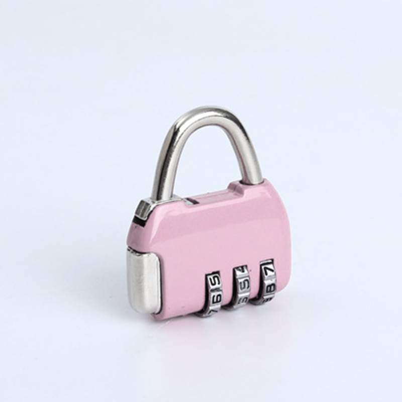 Cartoon Combination Lock Gym Mini Anti-theft Password Padlock
