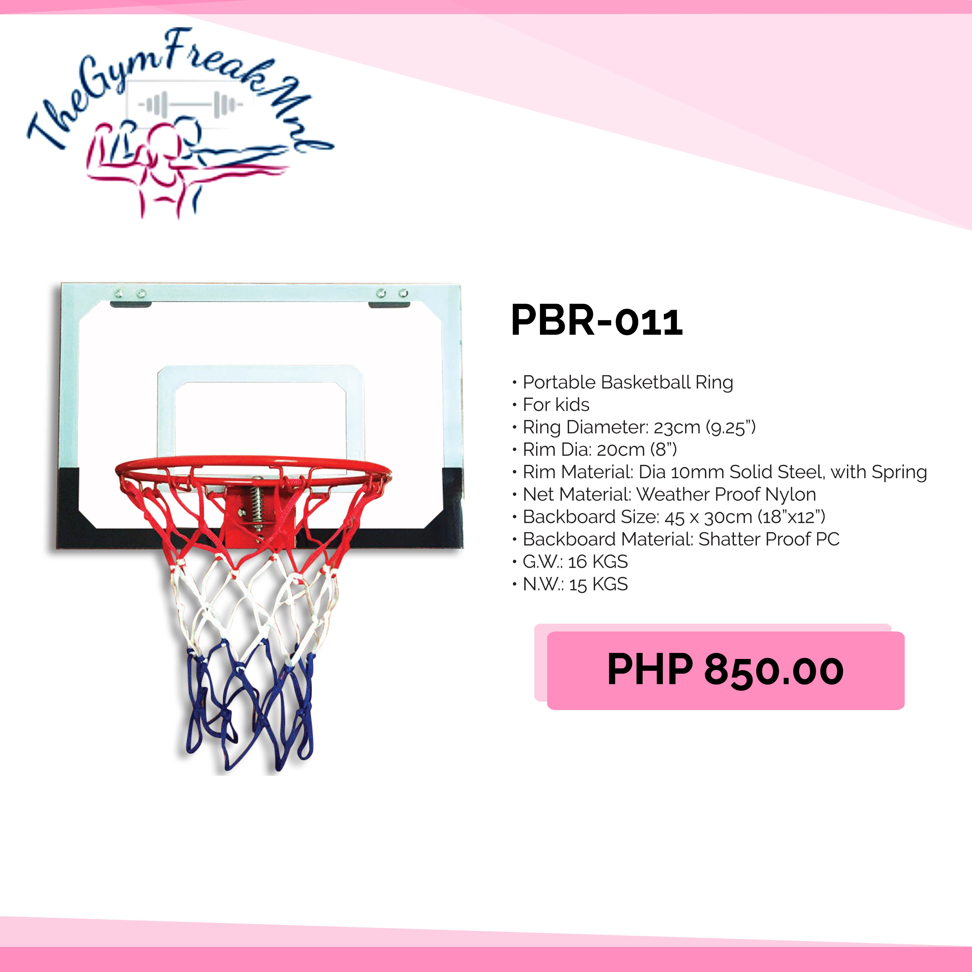 Portable Basketball Ring PBR011 Lazada PH
