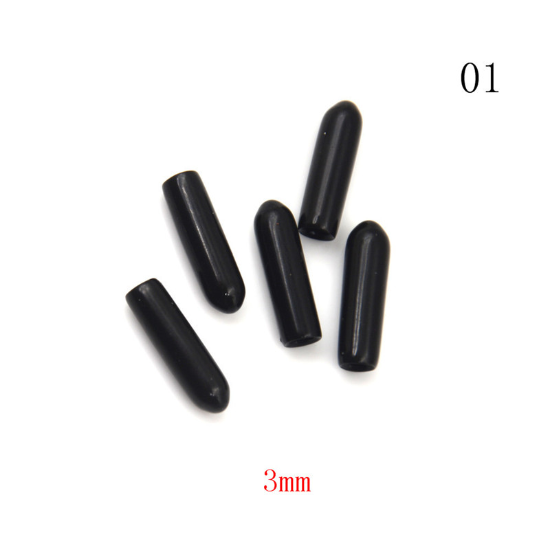Fufeng 20pcs End Cap Thread Waterproof Cover Vinyl Rubber Steel Pole Tube Pipe Protect