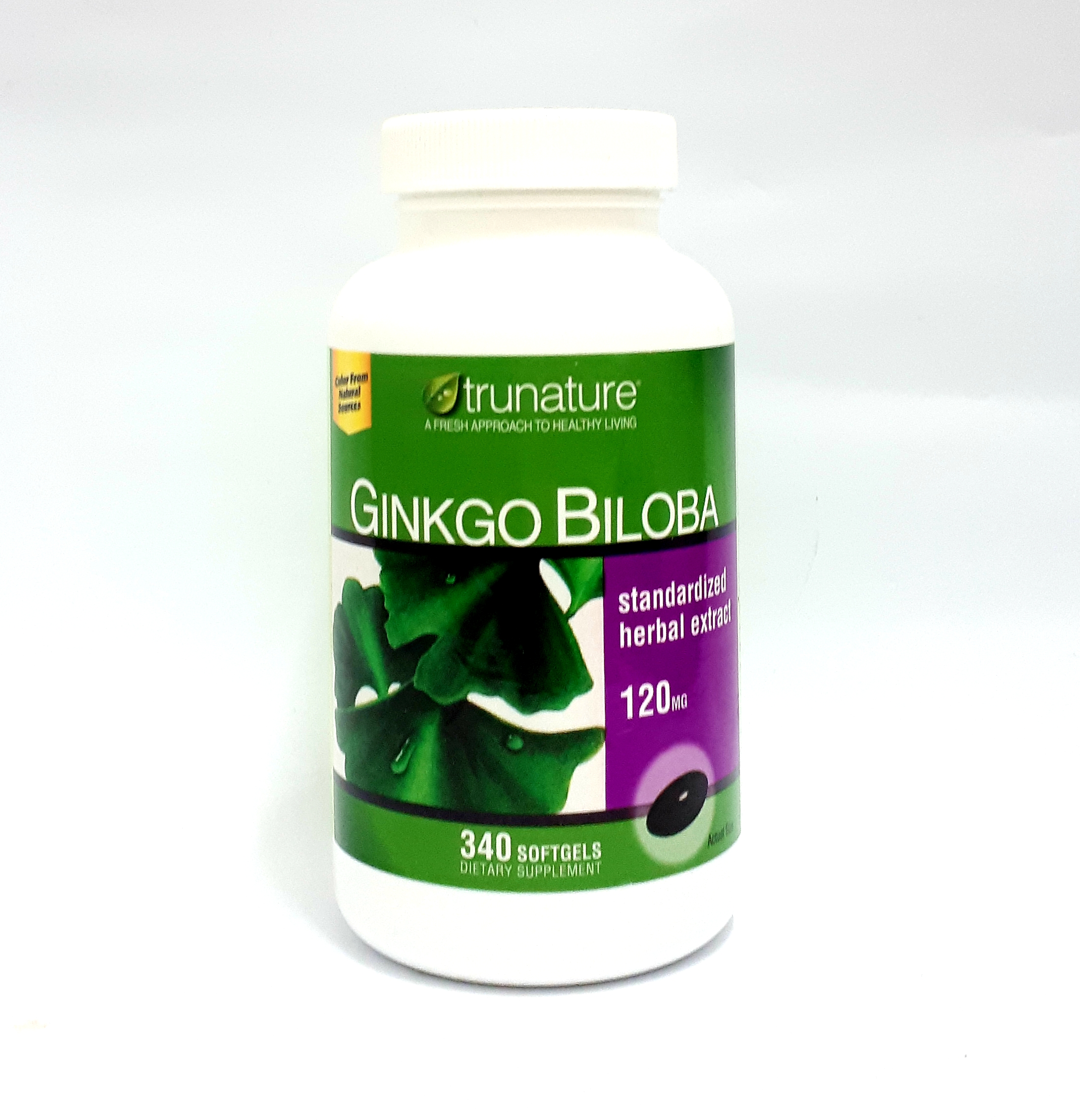 TruNature Gingko Biloba 120 mg 340 Softgels Expiry Date 10/2024 Lazada PH