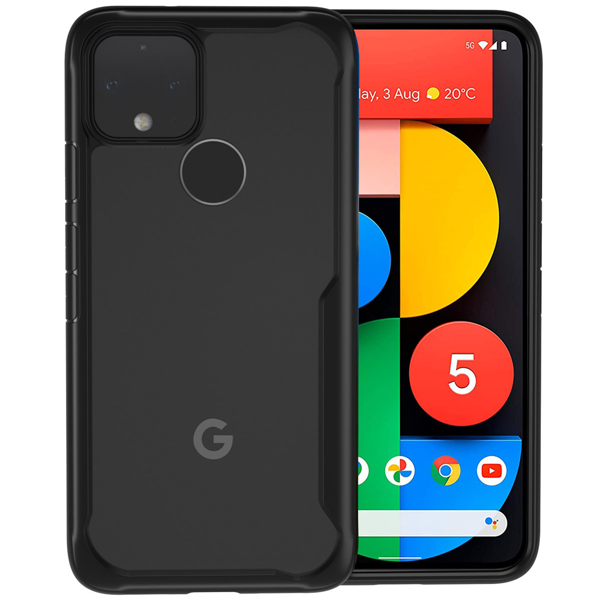 Google Pixel 4A 5G Case, WindCase Slim AntiScratch Fexible TPU Frame